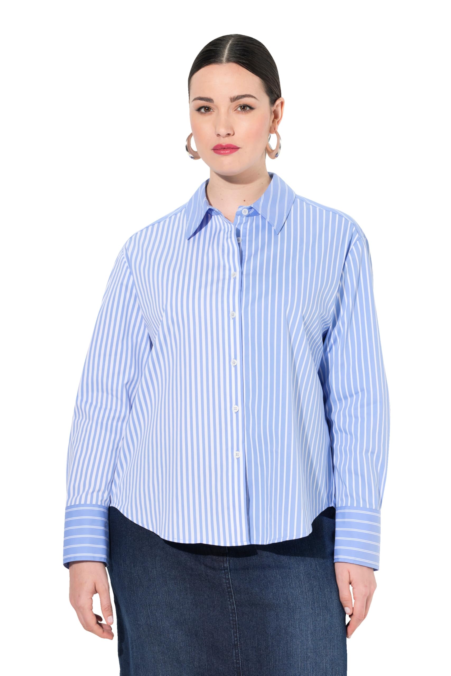 Ulla Popken Mujer Blusa Camisera