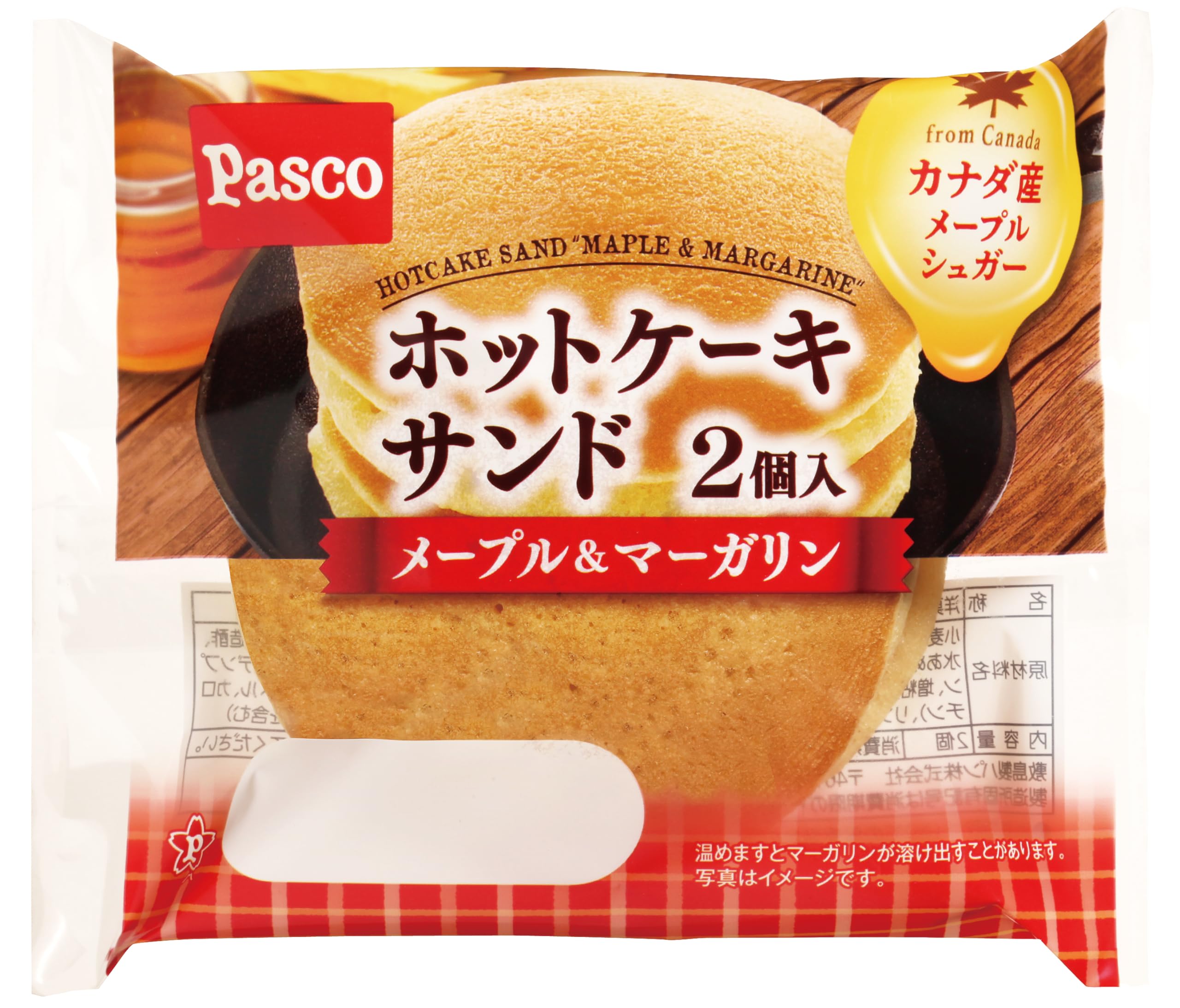 Amazon.co.jp: Pasco(パスコ) ホットケーキサンドメープル&マーガリン