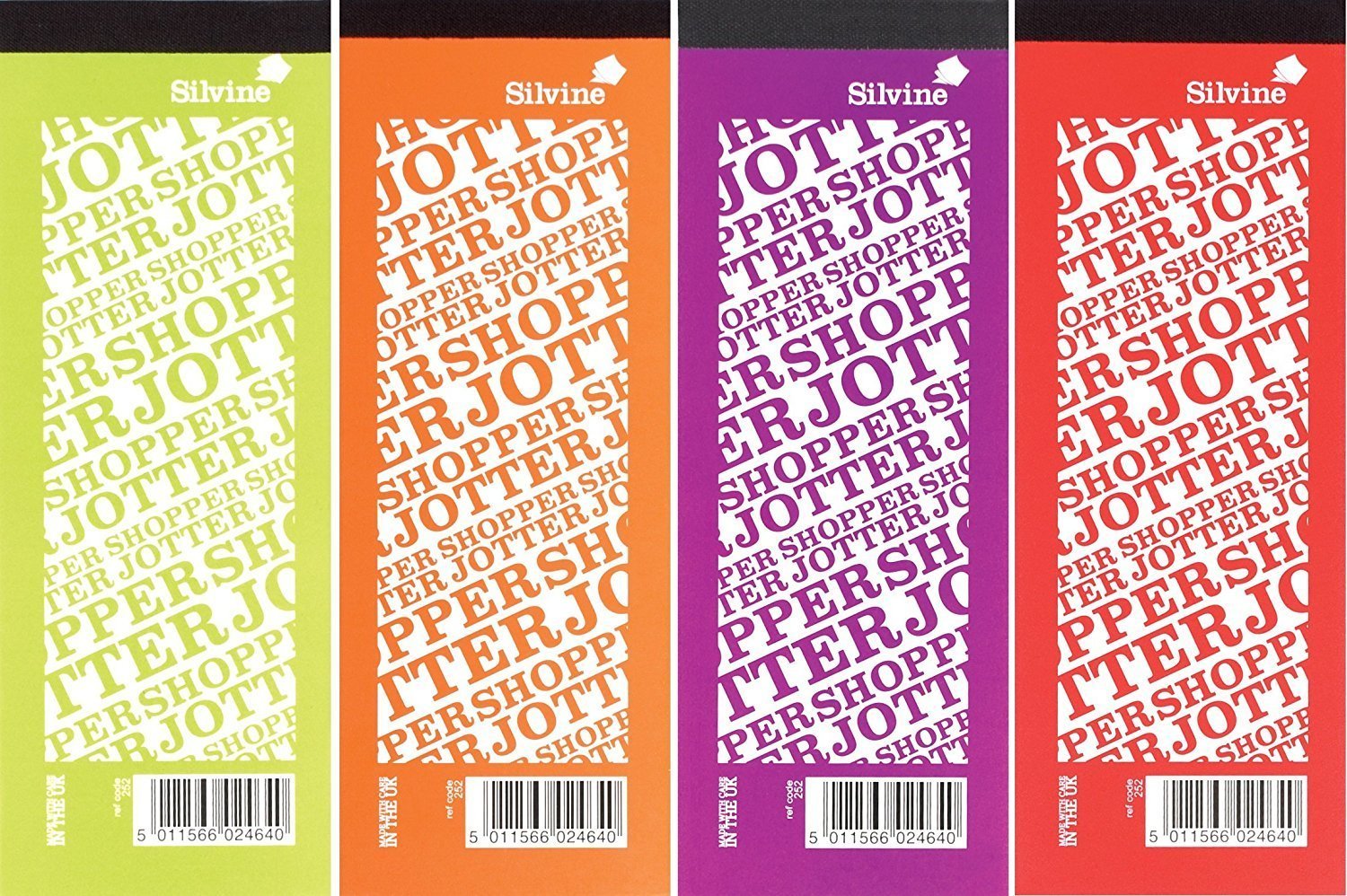Silvine Shopper Jotter Red Pack of 24
