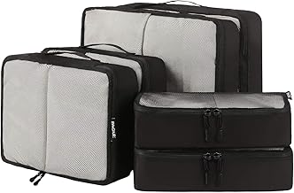 BAGAIL 6 Set Packing Cubes,Travel Luggage Packing Organizers