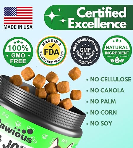 Miniatura 6 de Masticables de cadera y articulaciones para perros - Glucosamina para perros - Alivio del dolor en las articulaciones del perro - Condroitina, MSM,