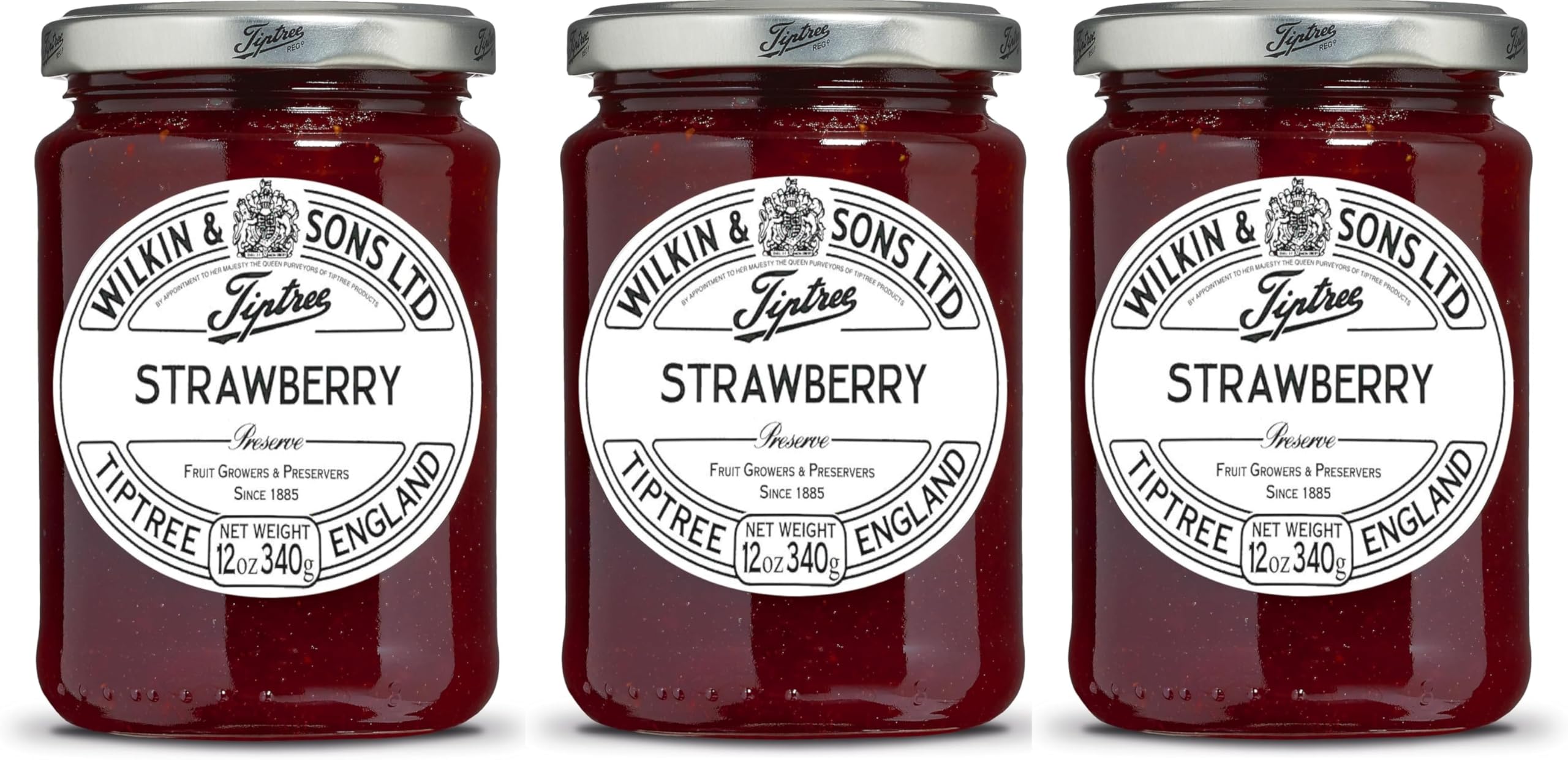 Tiptree | Mermelada de Fresa - Pack 3 botes x 340 g.