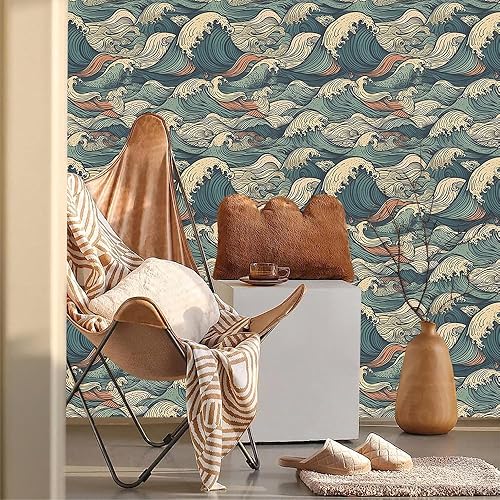 Miniatura 2 de MuralPeel Papel tapiz autoadhesivo, extraíble, fácil de despegar en papel de pared para dormitorio, gabinete de dormitorio, apto para inquilinos