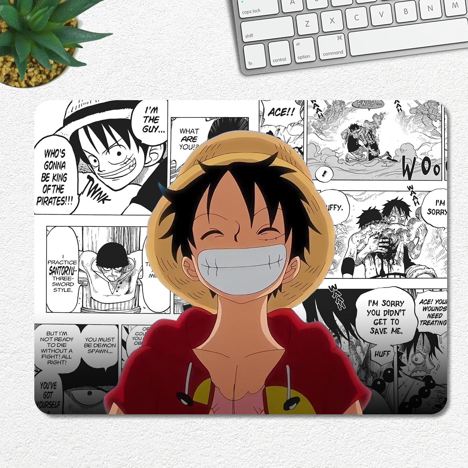 BakaYaro! Anime Mouse Pad for Laptop Desktop PC Gaming Mousepads Rubber Base with Anti Skid Smooth Surface (24 cm x 20 cm) One Piece Luffy Mouse Pad (B0CXSLFF66) Amazon Price History, Amazon Price Tracker