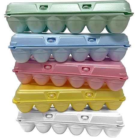 Cackle Hatchery Empty Foam Egg Cartons in Bulk (15-Pack)