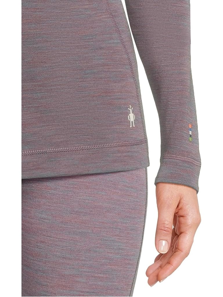 Purple Smartwool Classic Thermal Merino Base Layer 1/4 Zip