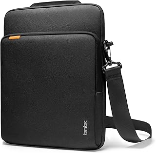 tomtoc 13-inch Protective Cordura Laptop Sleeve for 13-inch MacBook Air M1/A2337 A2179 2018-2021, MacBook Pro 13 M1/A2338 A2251 A2289 2016-2021, 12.9 iPad Pro 3rd/4th Gen, Dell XPS 13, Waterproof Case