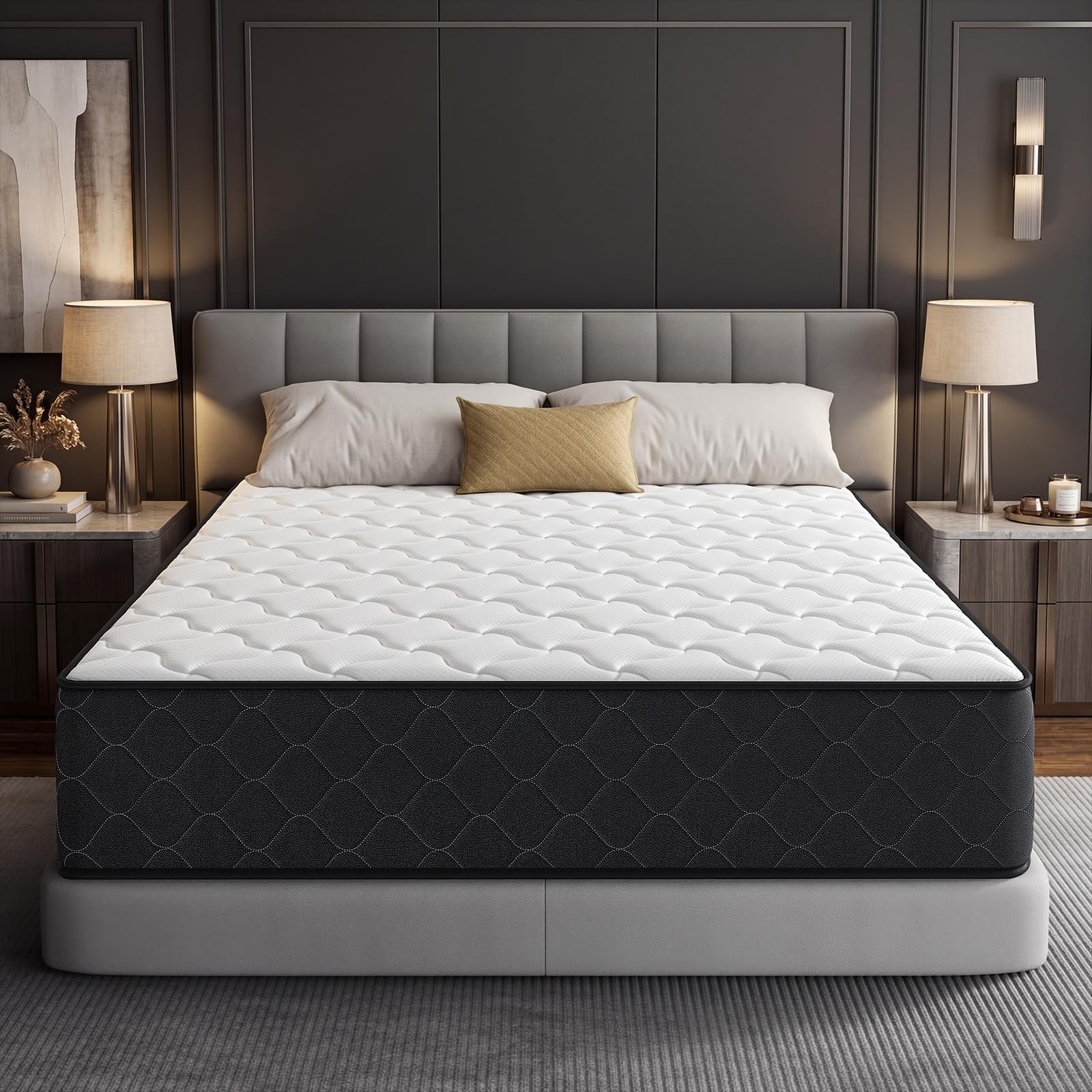 Stanew Matelas 90x190 | Épaisseur 22cm | Matelas en Mousse à Mémoire de Forme | Fermeté Moyenne & Soutien Parfait | Respirant | Anti-acariens | Matela 1 Personne | CertiPUR-US et Oeko-TEX