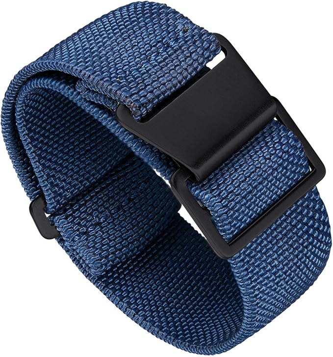 Binlun Elastic NATO Fabric Nylon Watch Strap, Waterproof Replacement