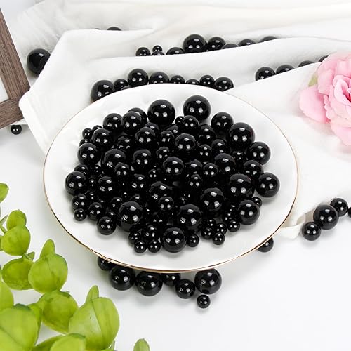 Miniatura 4 de BYMORE 300 cuentas flotantes para jarrones, relleno de jarrón de perlas sin agujero, para centros de mesa de velas flotantes, bricolaje, boda,