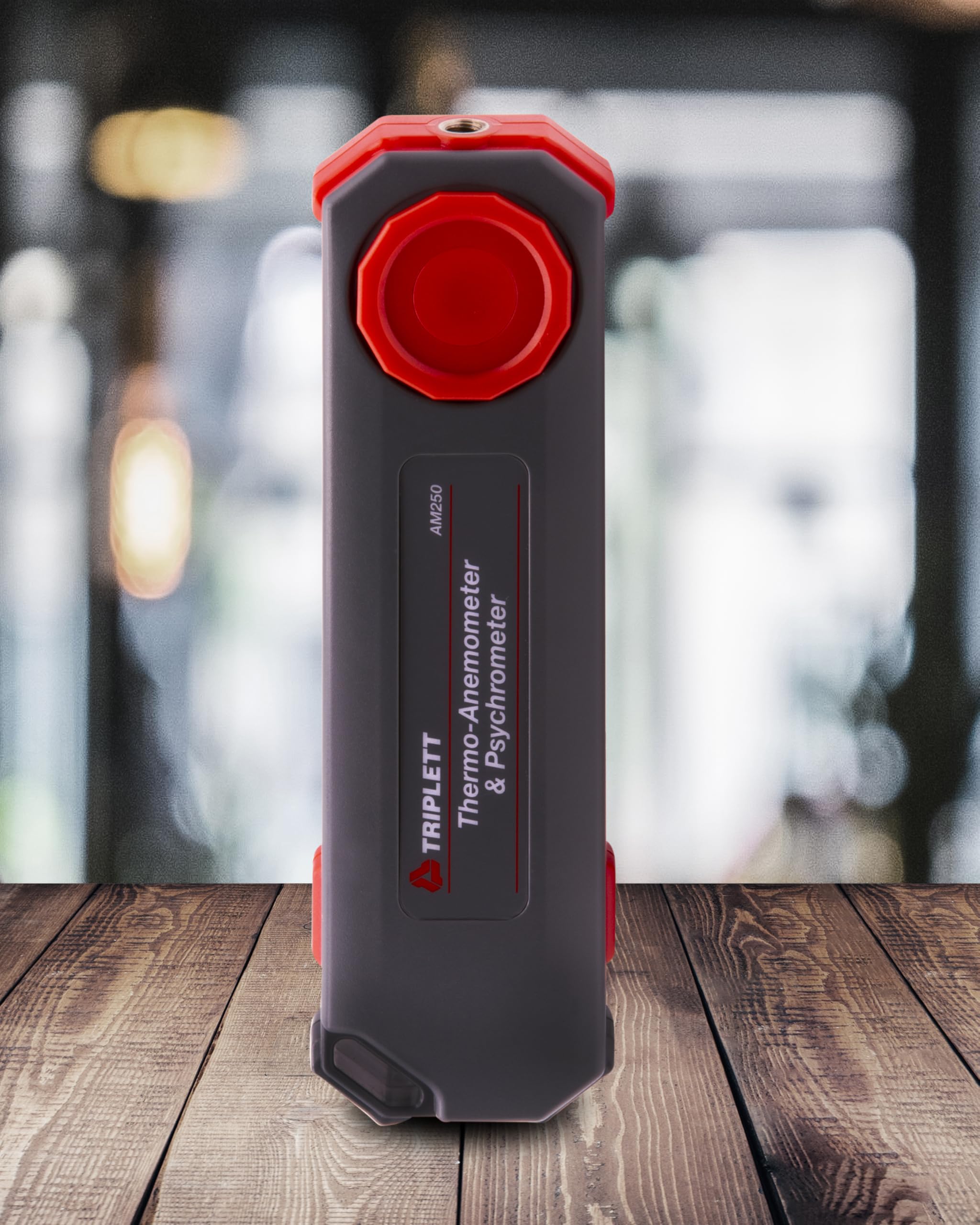 Triplett AM250 - Anemometro tascabile con velocità dell'aria, temperatura, umidità relativa, punto di rugiada e Windchill