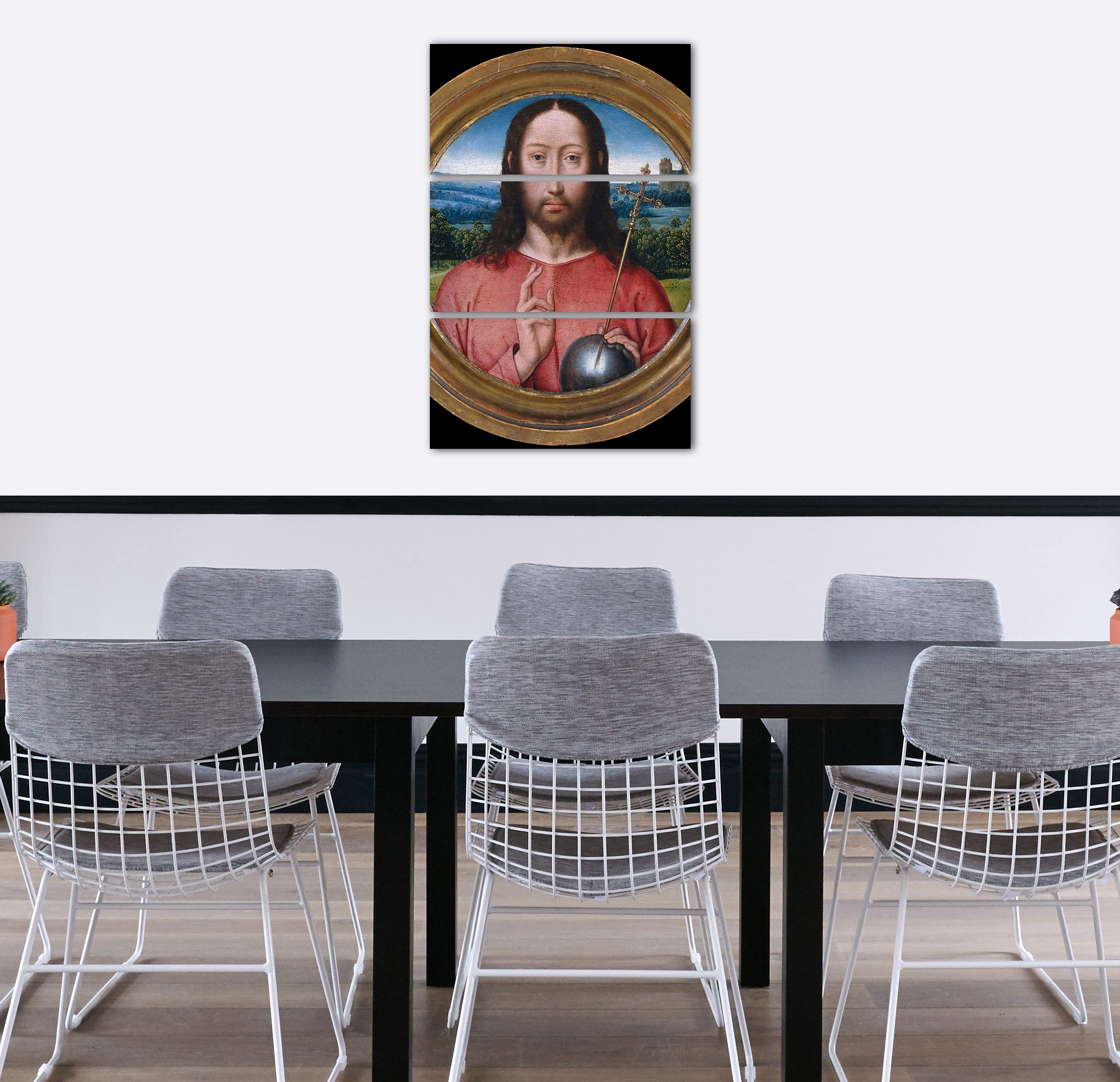 Printed Paintings Impresión sobre Lienzo Taller de Hans Memling - Salvator Mundi