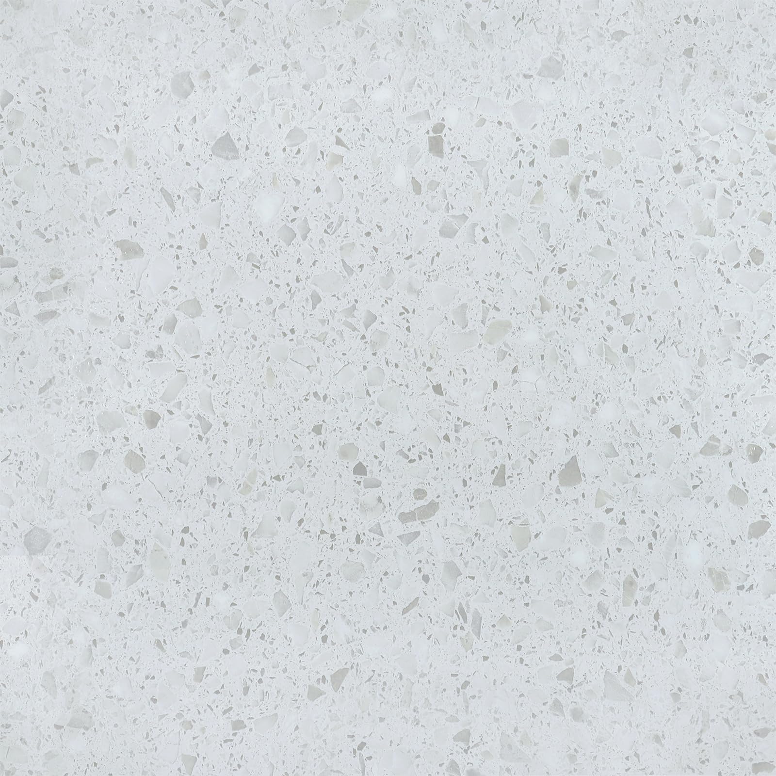 VaryStyle 6-Sheet Vinyl Flooring Neutral Cream Terrazzo Peel and Stick Floor Tiles Waterproof Bathroom Temporary Flooring for Renters 12"x12" Sticky