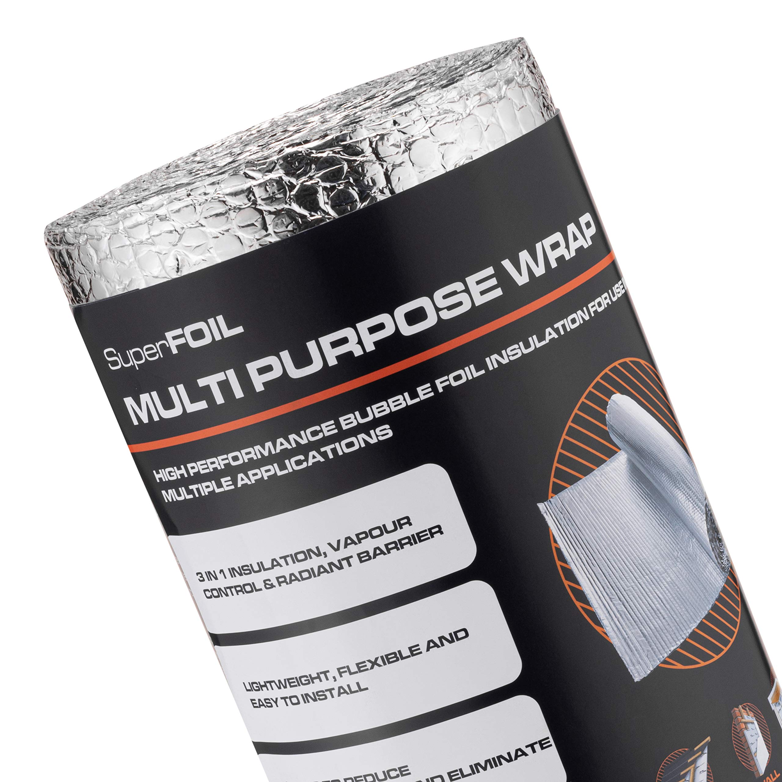 SuperFOIL Multi Purpose Insulation High Performance Reflective Bubble