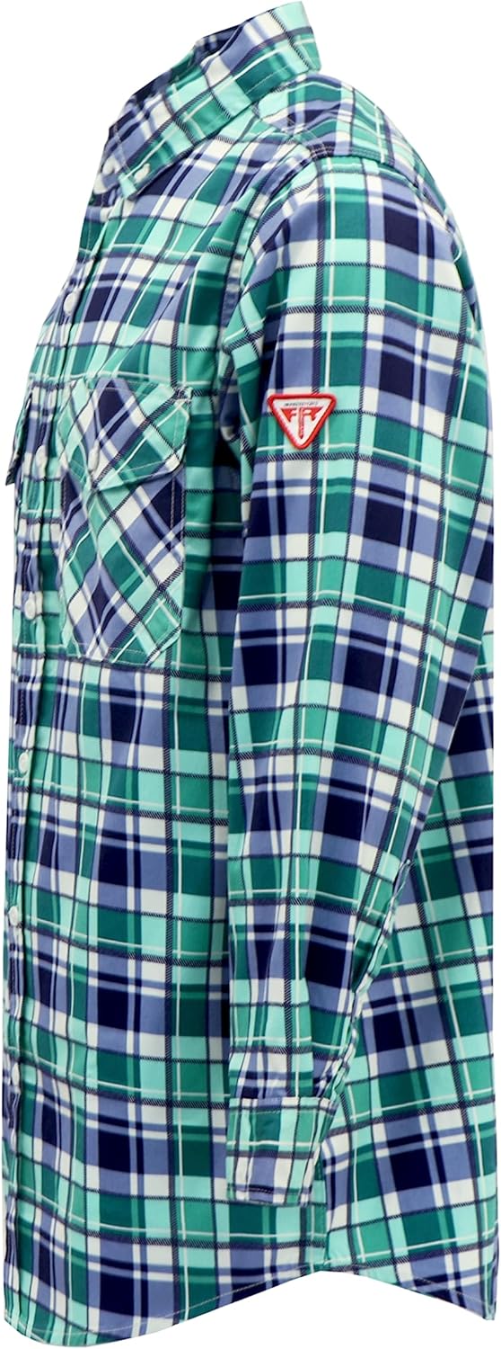 TICOMELA FR Shirt for Men Flame Resistant Shirts 6.5oz Light Weight Plaid Men's Fire Retardant Shirts - Image 3