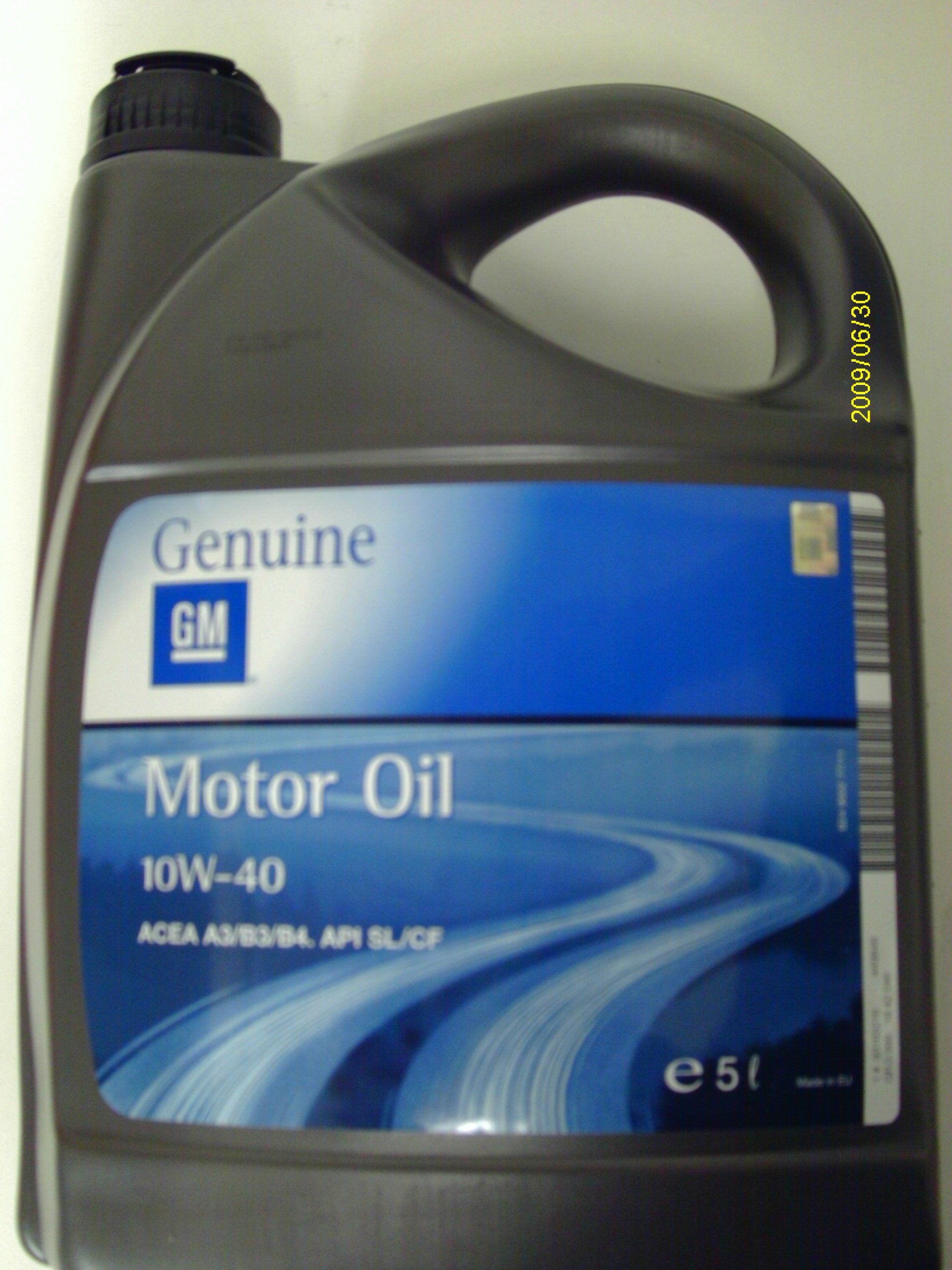 GENUINE GM OPEL MOTOR OIL 10W-40 5L