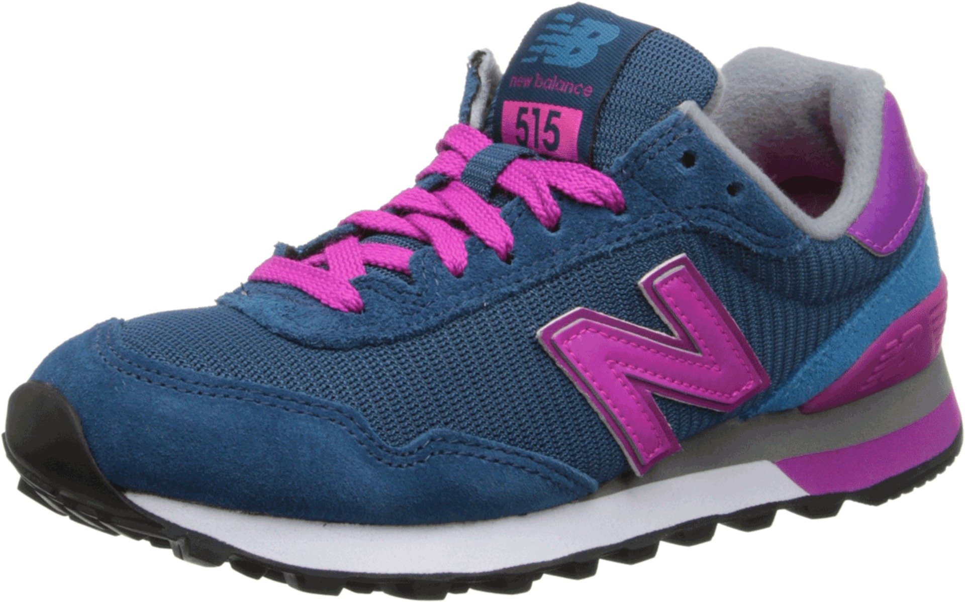 New Balance Women's 515 V1 Sneaker, Black/Prism Purple/Gold Rush, 6 M US — view 23