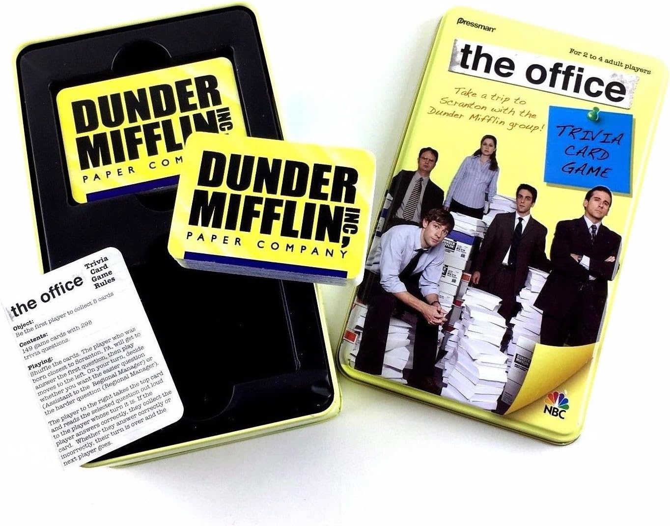 The Office Trivia Card Game - Original Edition in Tin Box