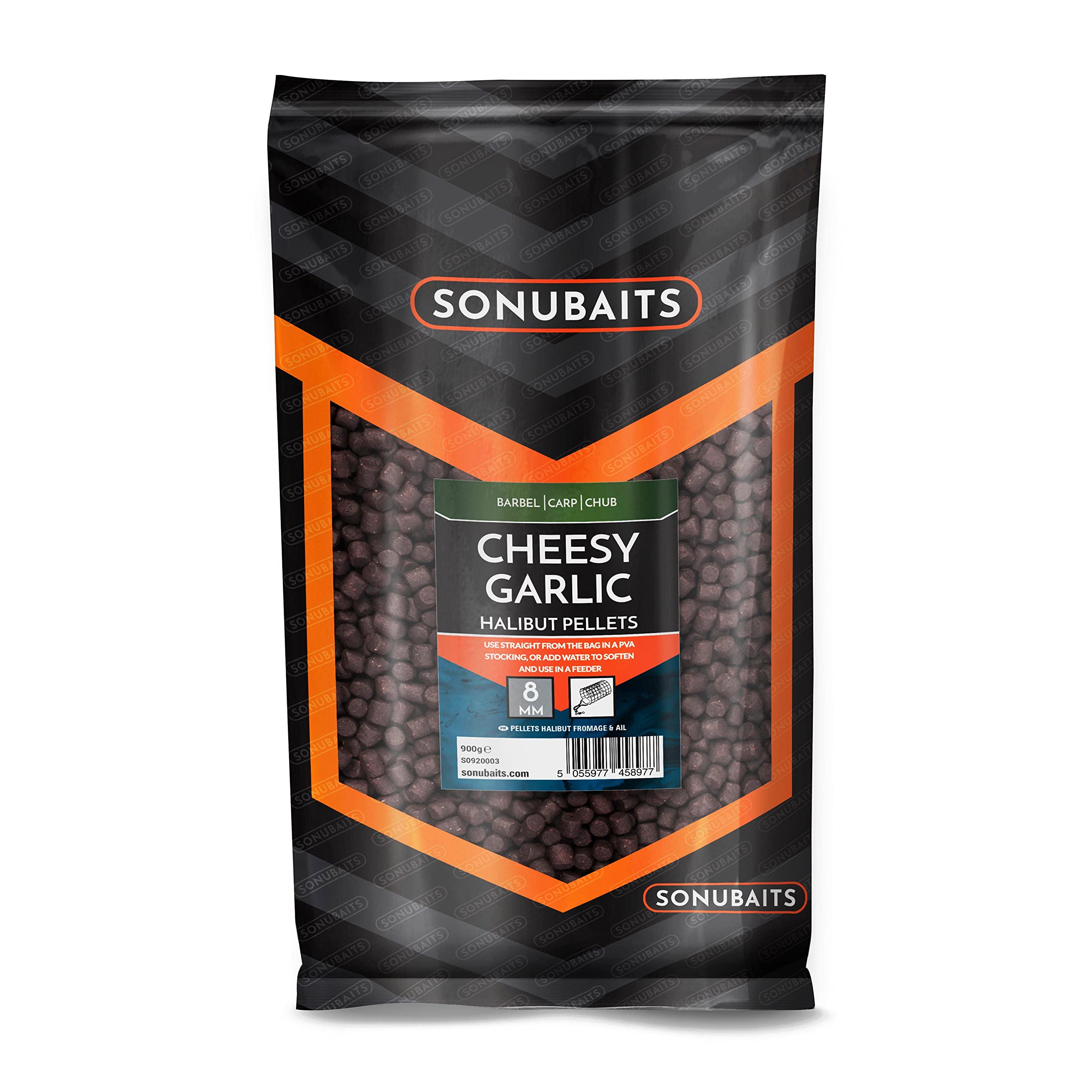 Sonubaits Cheesy Garlic Halibut Pellets 8mm