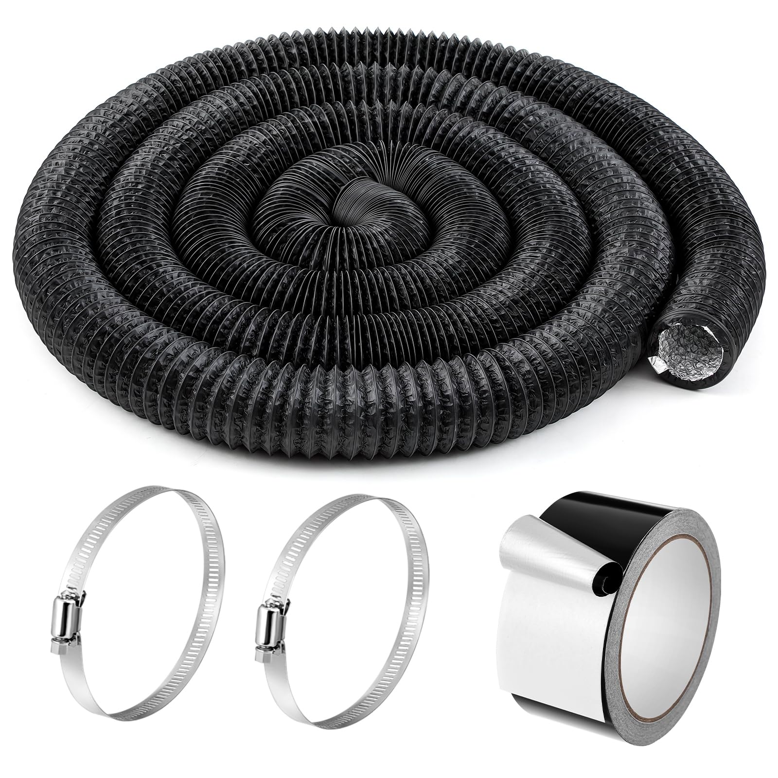 Tuyau ventilation sèche-linge 15m pour assainir l'air de la buanderie
