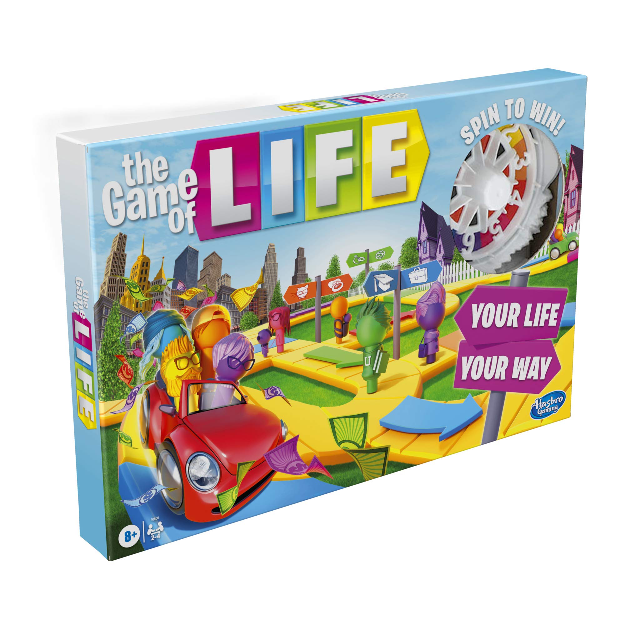 Buy Hasbro Gaming The Game of Life Game, Family Board Game for 2 to 4