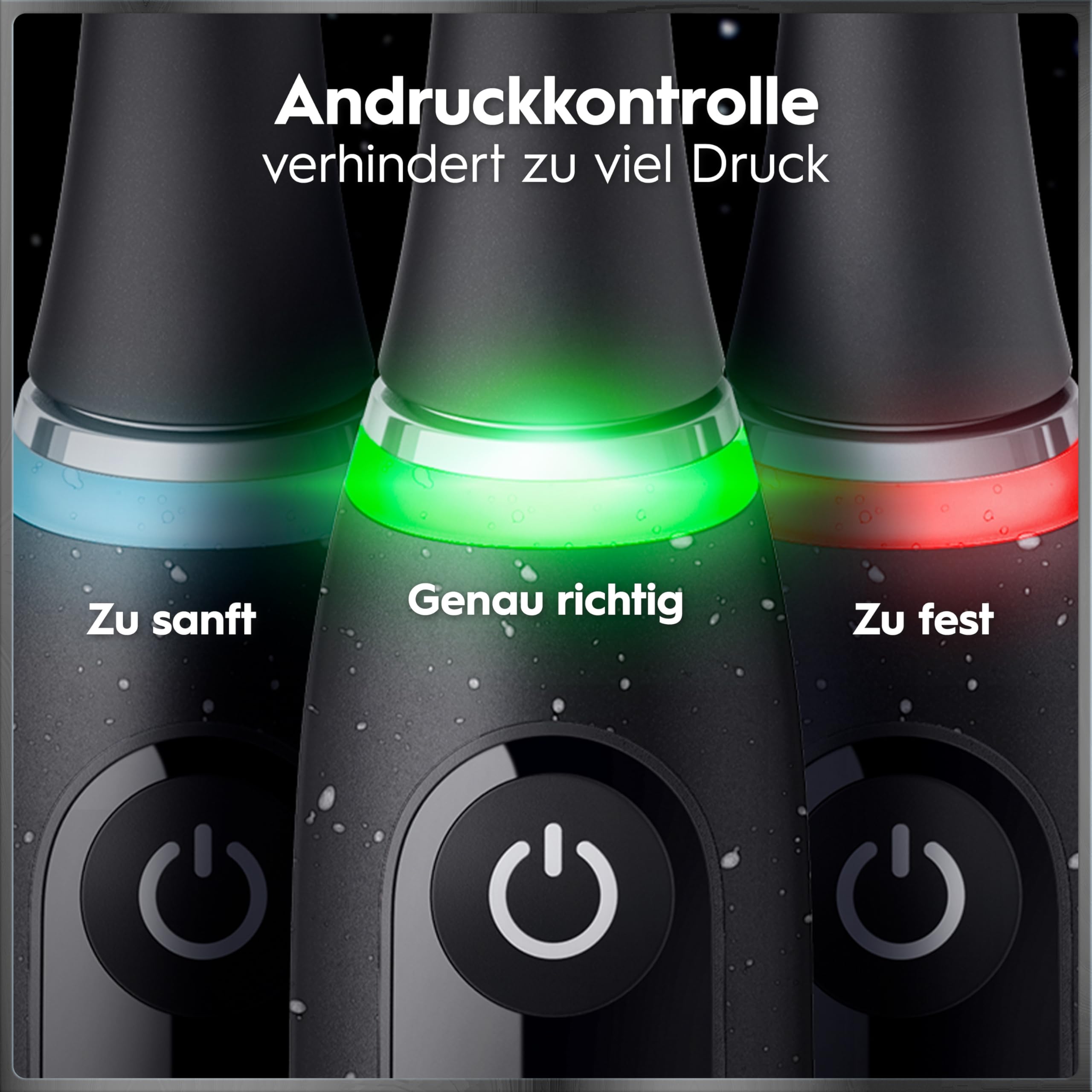 Oral-B iO Series 10 Elektrische Zahnbürste, Schwarz | Inkl. 3 Aufsteckbürsten, Lade-Reise-Etui, iOSense, Electric Toothbrush mit 7 Putzmodi für Zahnpflege