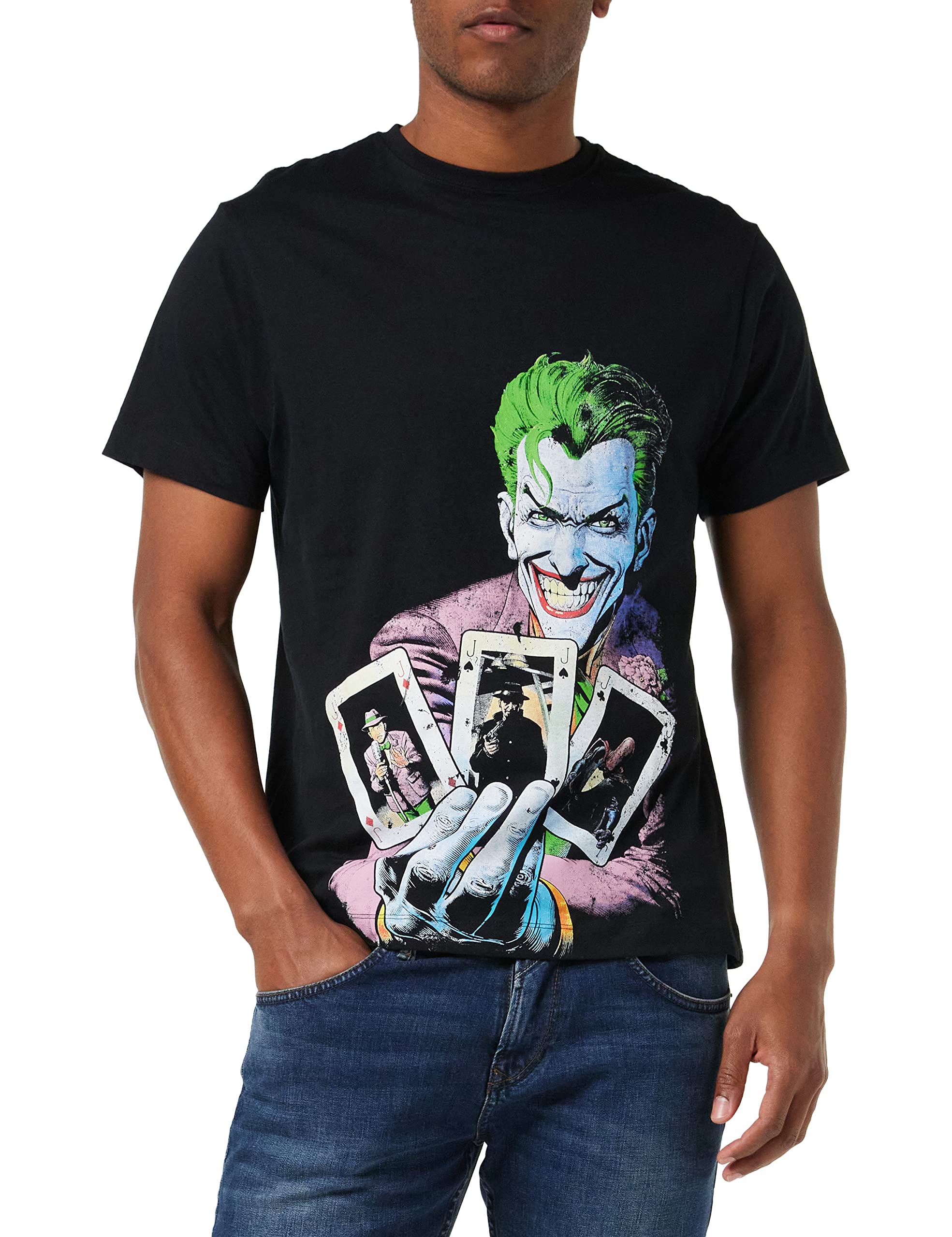 DC Comics Men's Full House T - Shirt (pack of 1)
