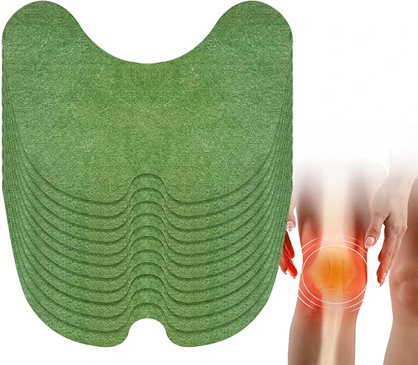 XAYIUIYAX 40 Pads Original Herbal Knee Patches,Powerful Temporary Pain Relief - Adhesive Heat Patches for Knee Support and Muscle Pain Relief, Made with Natural Herbs for Knee