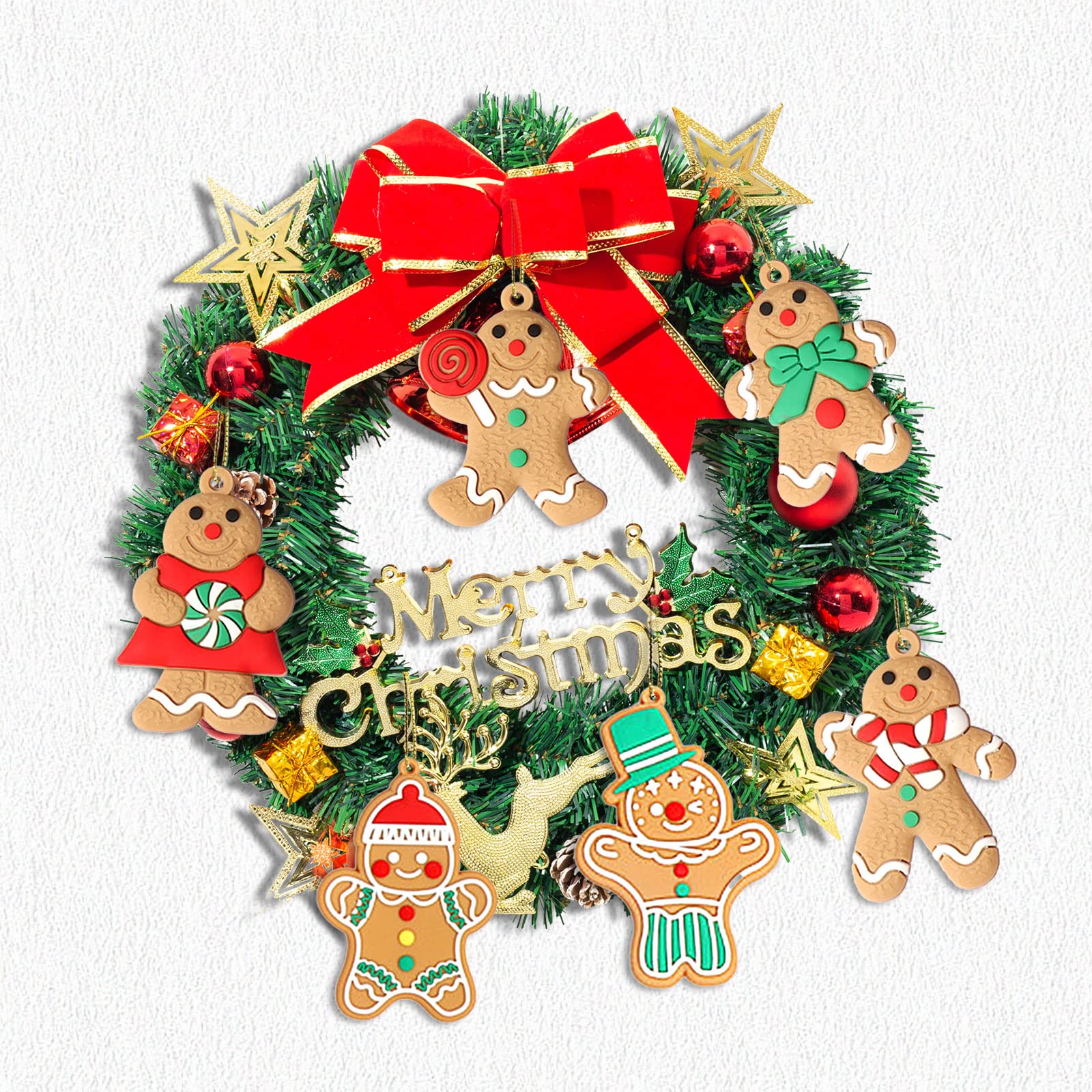 Ornement Bonhomme De Pain D'Épice De Noël, Décorations En Forme De Bonhomme En Pain D'épices à Suspendre Decoration Noel Sapin Suspendre Pendentif Arbre De Noël Pour Décoration Sapin De Noël