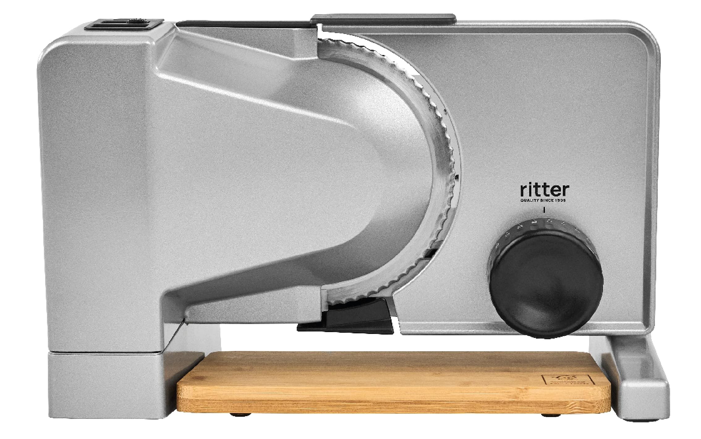 ritter serano 8 Cortafiambres y rebanadora de pan eléctrica de metal macizo, Made in Germany