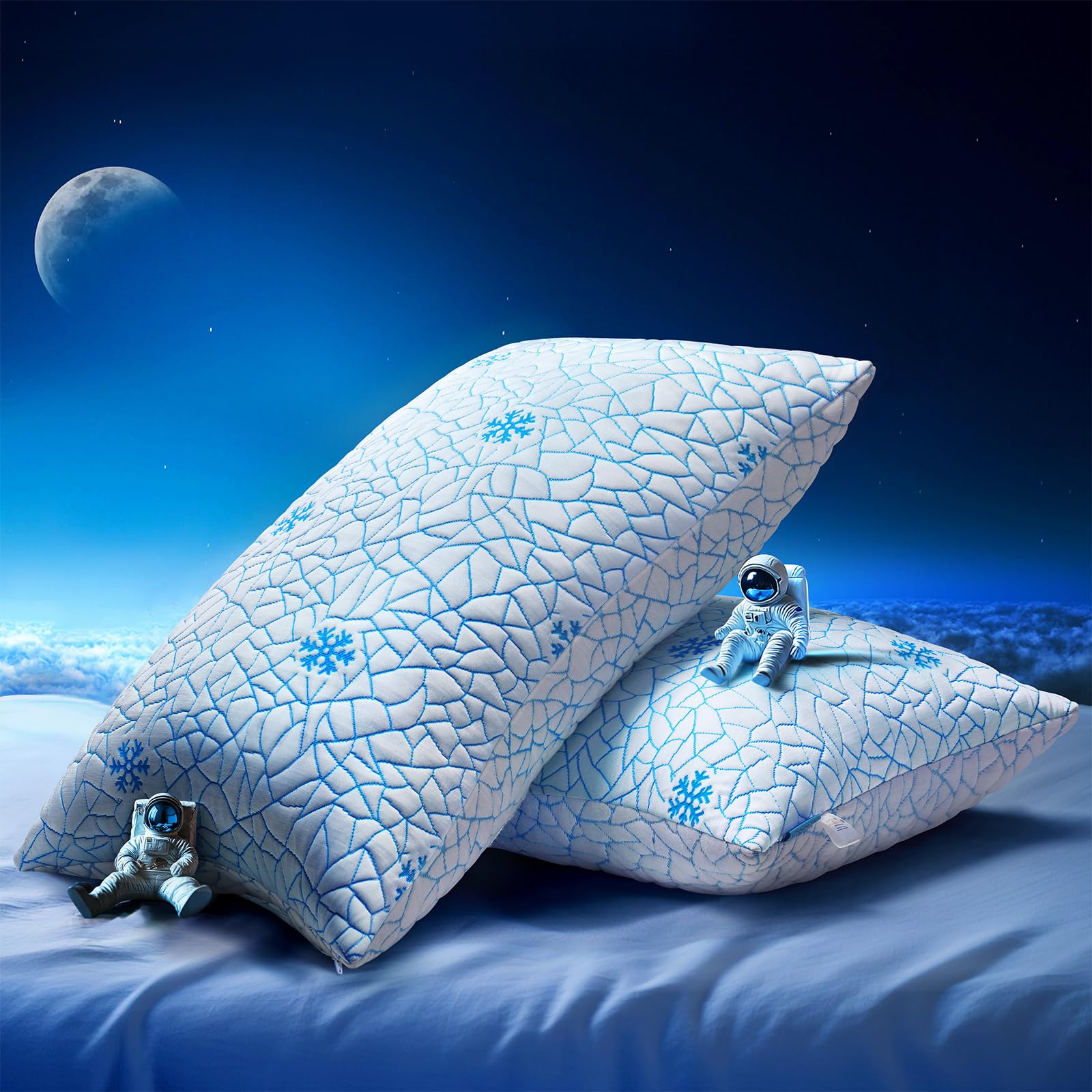 COSYTREE Shredded Memory Foam Pillow 2-Pack