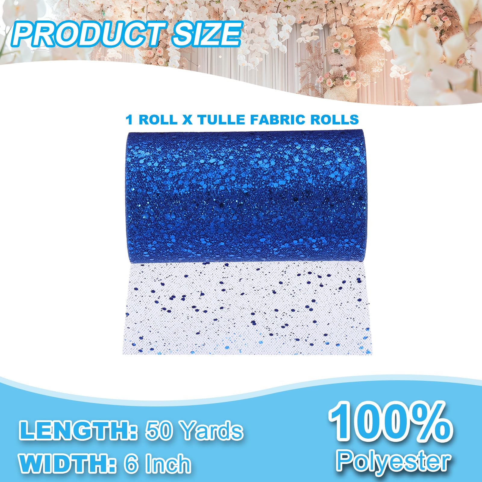 PATIKIL Tulle Fabric Rolls - Image 2