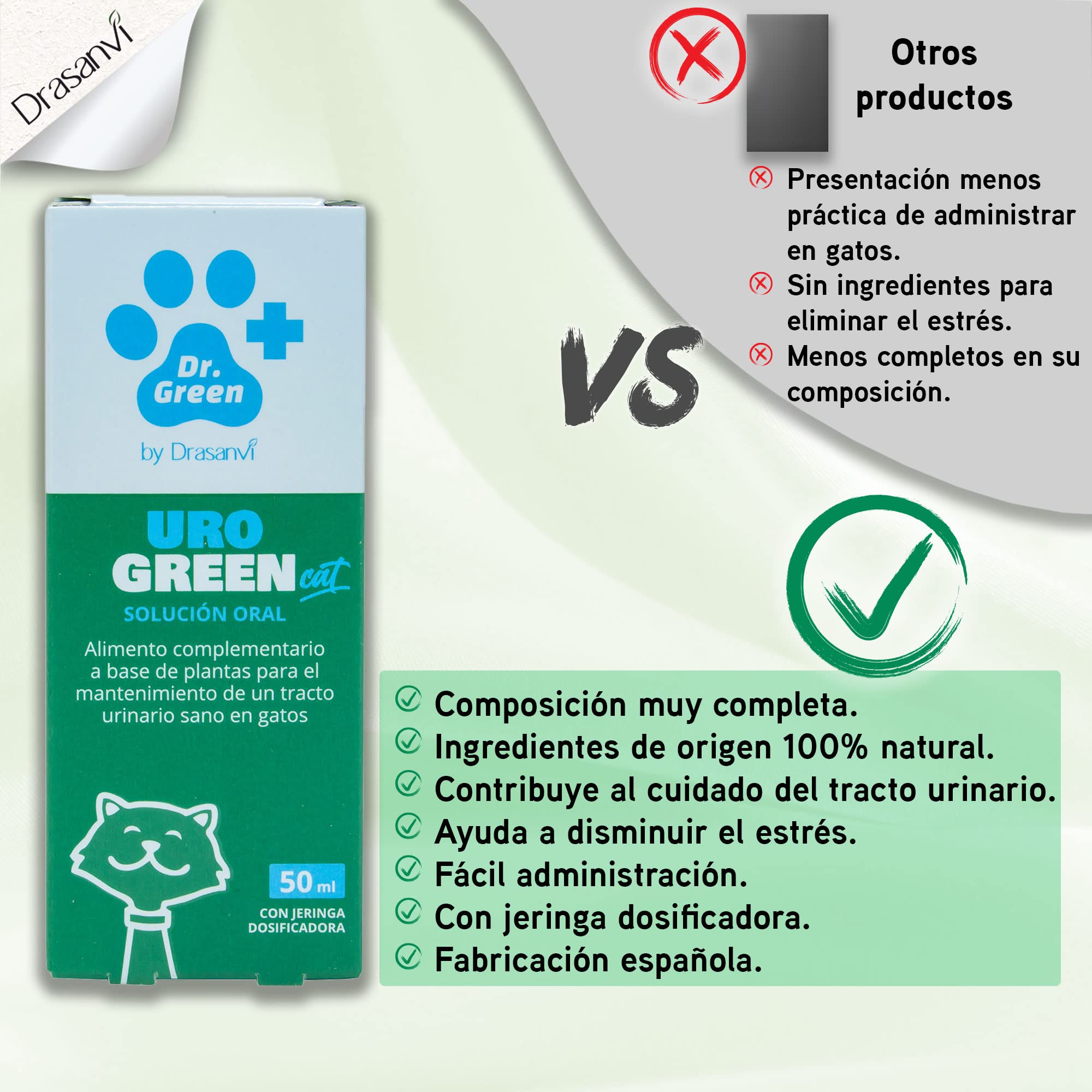 UROGREEN Cat SOLUCION Oral 50ML DR Green