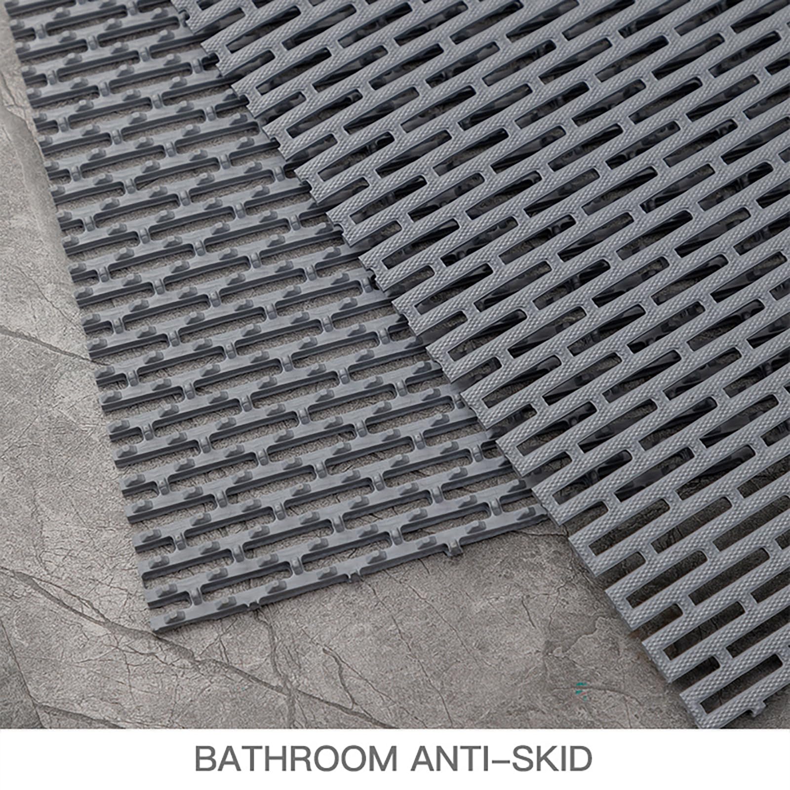 Segura y Antideslizante Alfombrilla de Ducha con Orificios de Drenaje, Cómoda Alfombrilla de Baño, Multifuncional Alfombrilla para Bañera y Ducha, Lavable a Máquina,Azul,80x100CM/32 x39