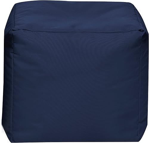 Vista 16 de Gouchee Home Cube Brava Puf otomano reposapiés – Gris – Moderno puf cuadrado con tela repelente al agua – Puf de piso para sala de estar, dormitorio