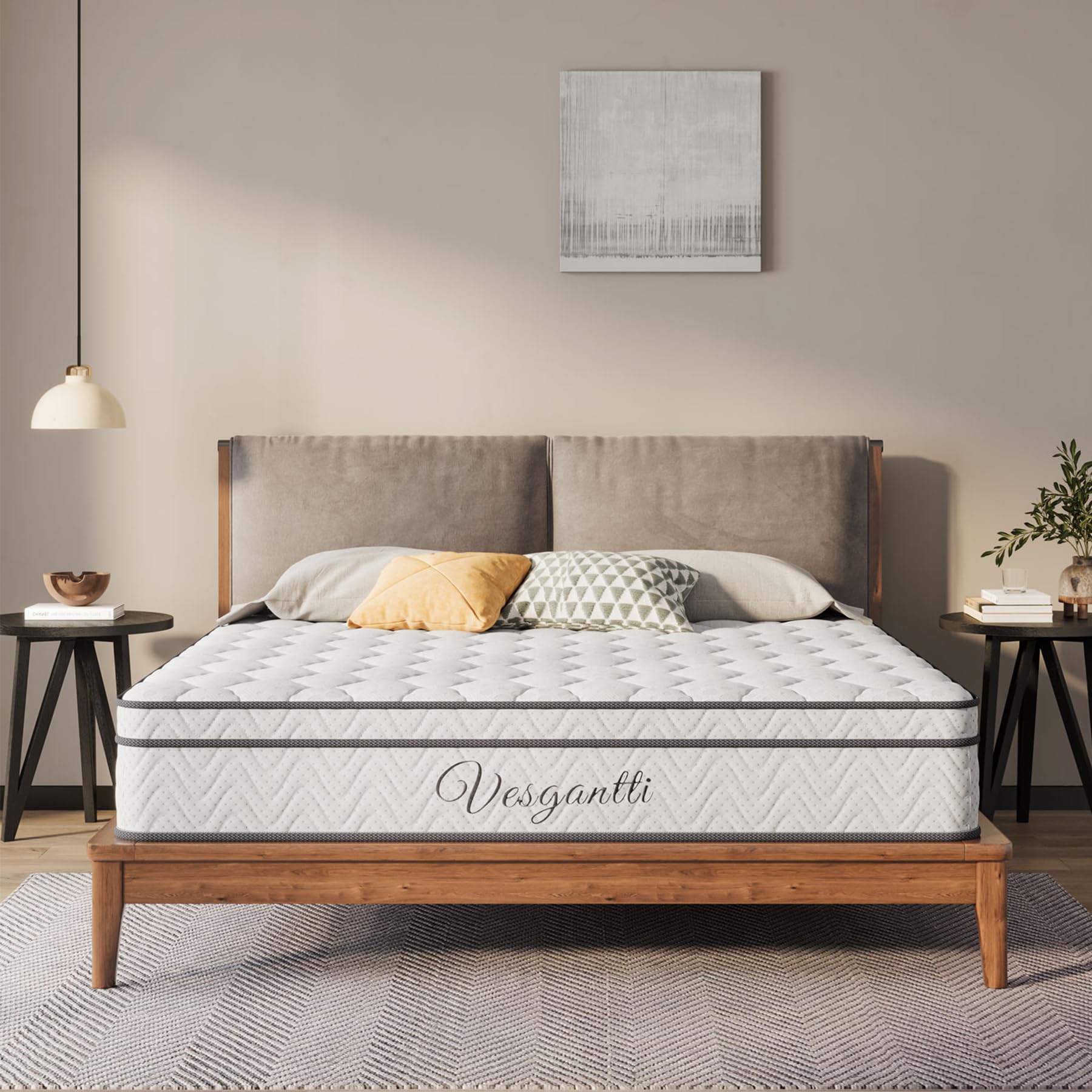 Vesgantti Matratze 160x200 cm 7-Zonen Taschenfederkernmatratze 22cm Hoch H3 – Bild 7