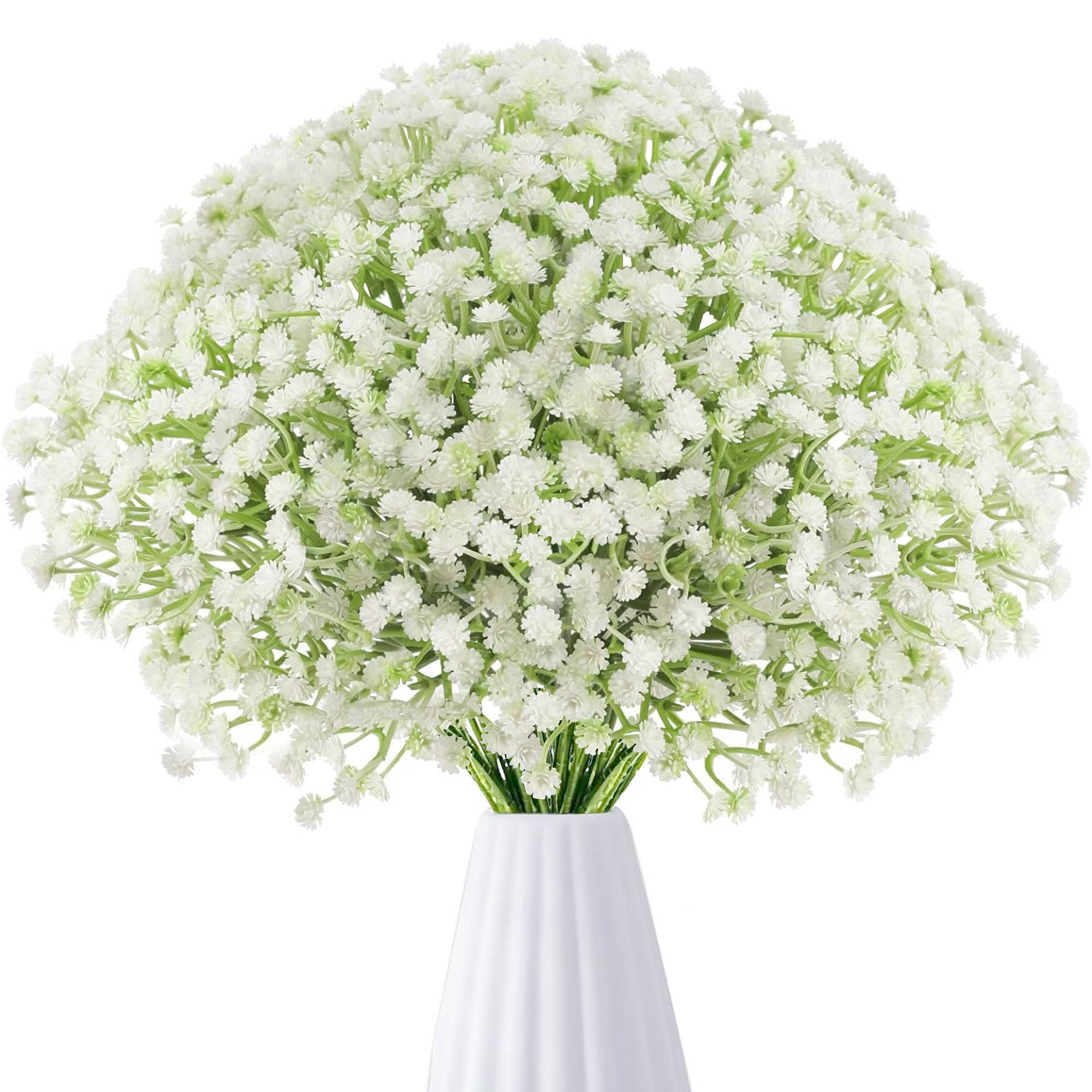 36 Pcs Gypsophila Artificial Flowers Fake Gypsophila Babys Breath Real Touch Faux Flowers for Wedding Home DIY Decoration