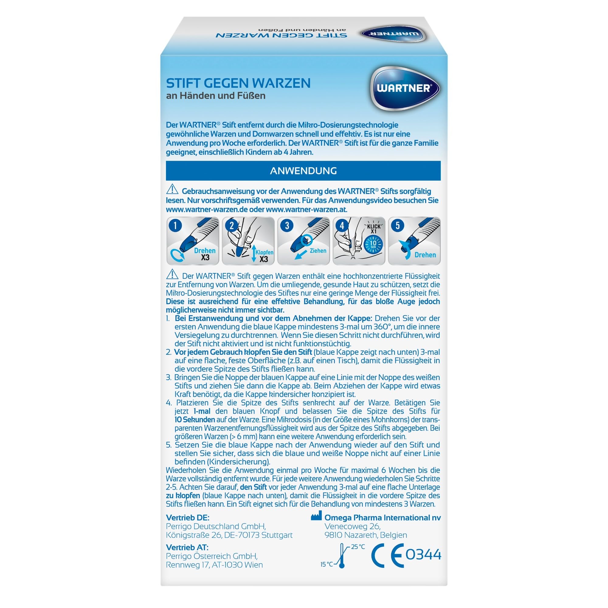 Wartner gegen Warzen Spray, 50 ml Soluzione