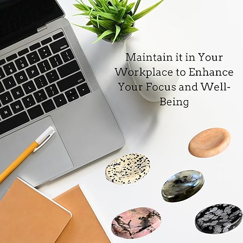 Miniatura 5 de Paquete de 12 piedras de la preocupación conjunto a granel  Conjunto a granel al por mayor de piedra de cristal para el pulgar contra la angustia y