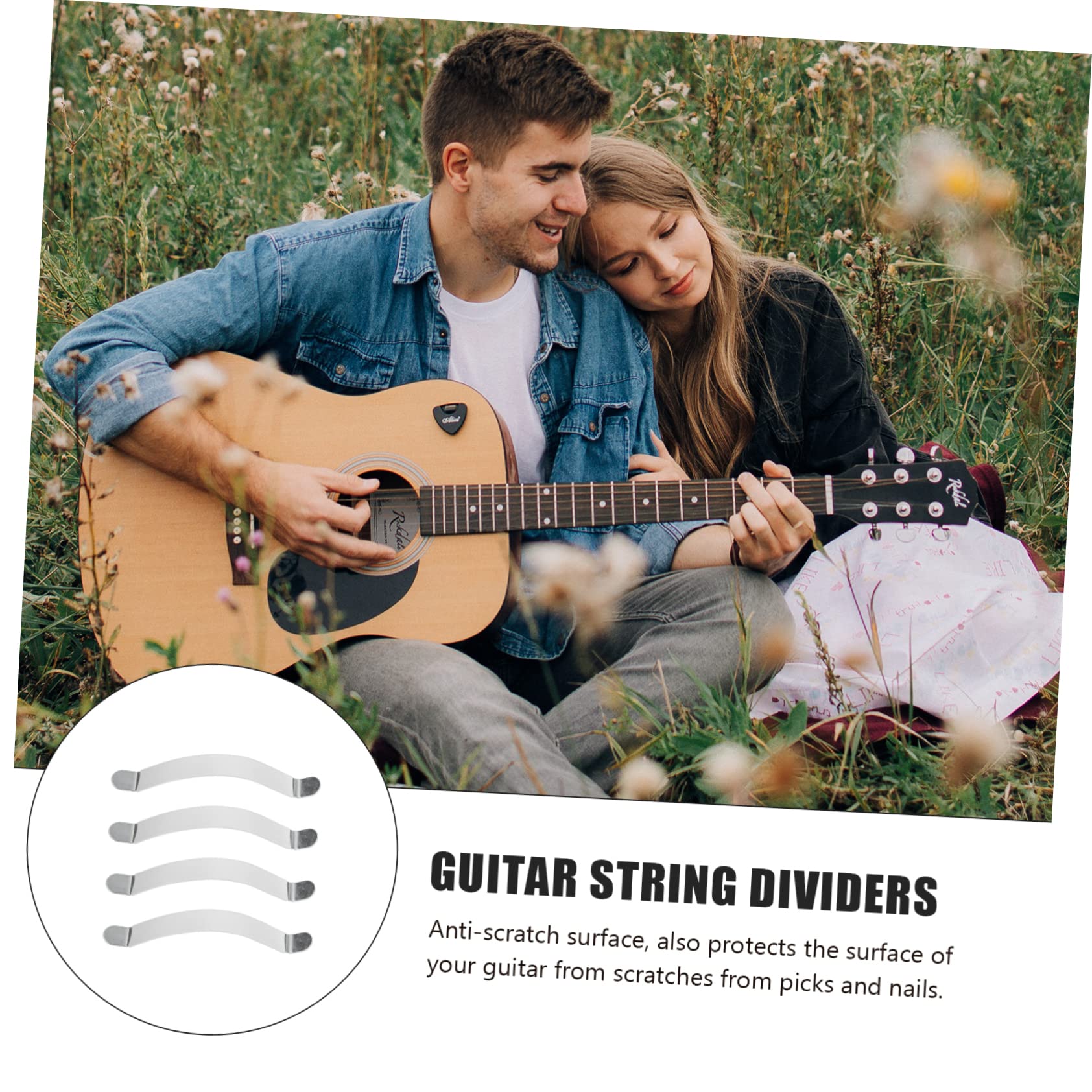 TOYANDONA 20pezzi Distanziatori Per Corde Chitarra Da Strumenti Per Liutaio Adatti Per Manutenzione e Riparazione Strumenti Musicali Per Lavori Fret e