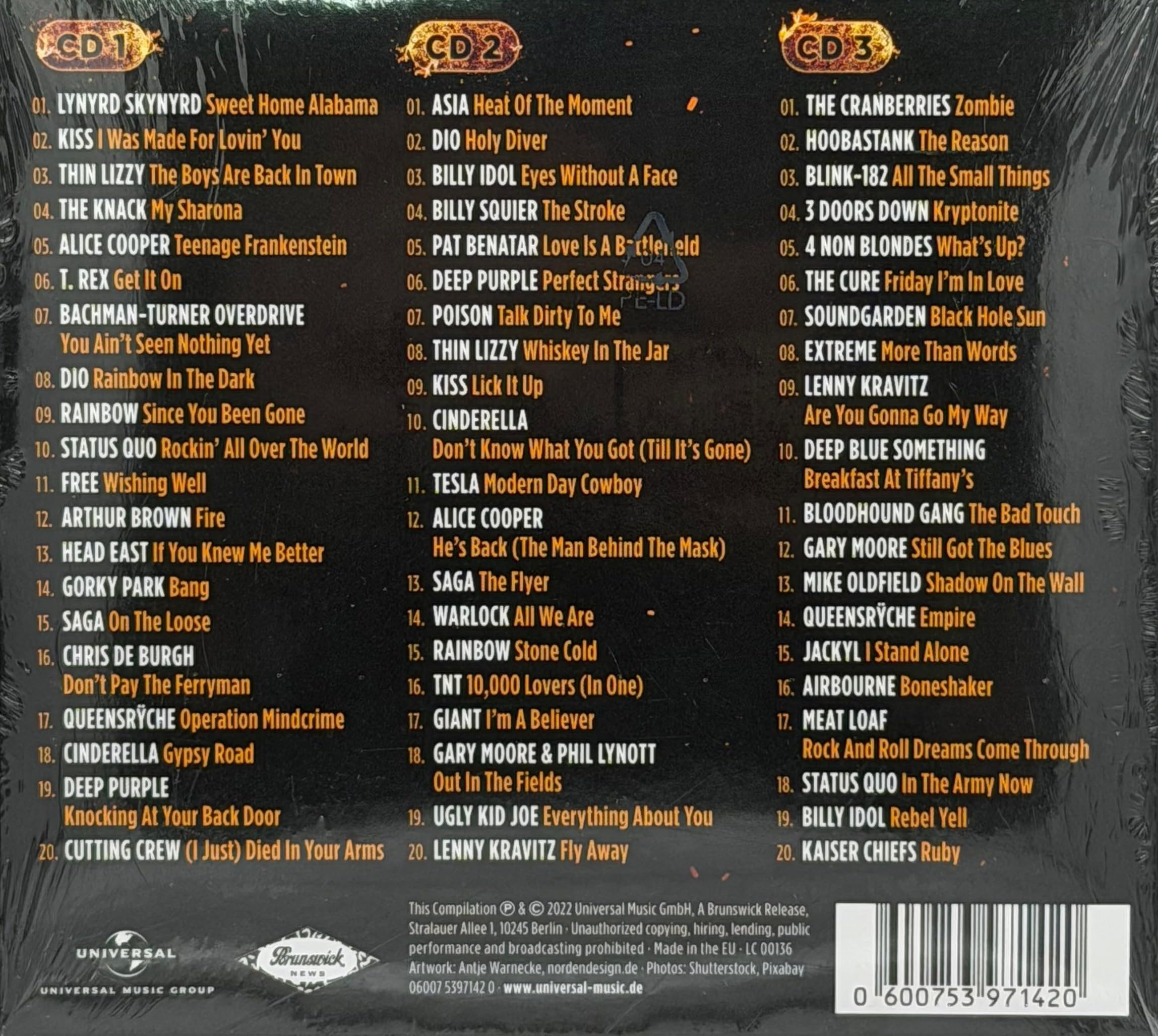 Rock Legends & Rock Heroes: 120 Classic Rock Hits on | Hard Rock Collection feat. Deep Purple, Kiss, Scorpions, Dio, Alice Cooper, Motorhead, Europe, Rainbow, Thin Lizzy, Status Quo, Queensrÿche and many more |