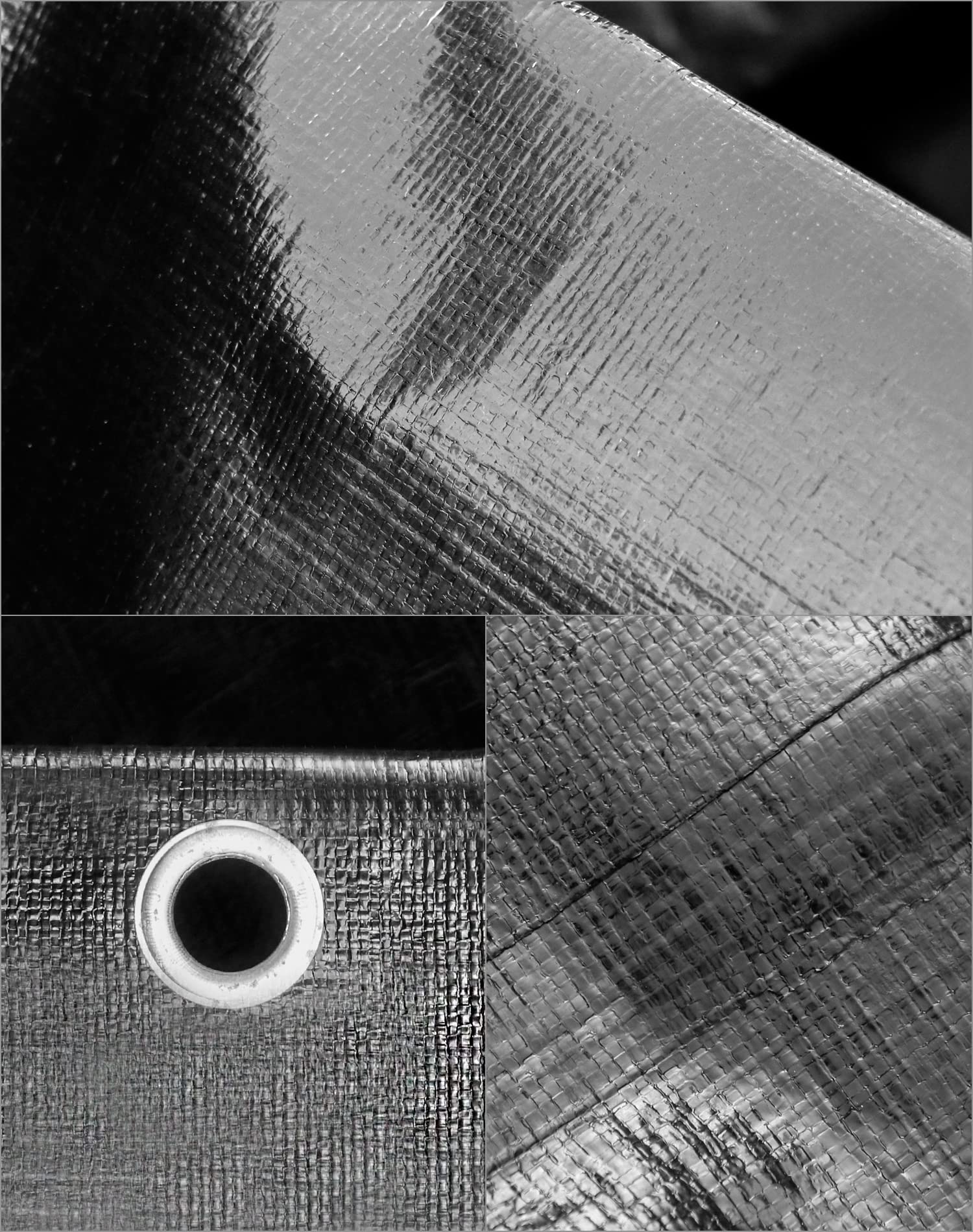 QWORK Pallet Cover, 2 Pack Heavy Duty Outdoor PE Waterproof Pallet