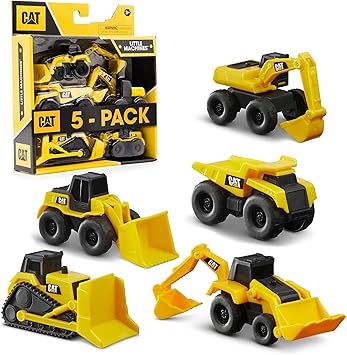 Cat Construction Little Machines 5 Pack