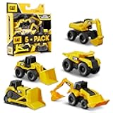 Cat Construction Little Machines 5 Pack - Great Cake Toppers