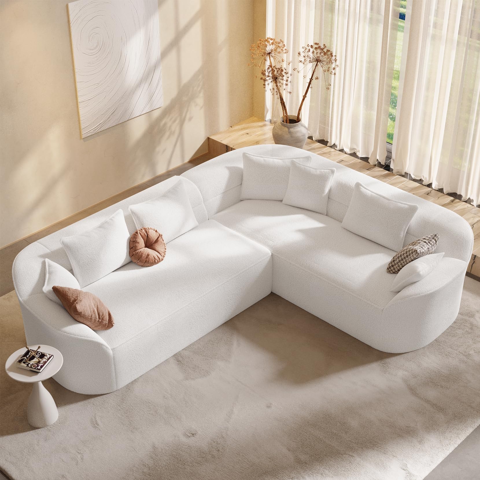 Vesgantti 110 Luxury Modern Curved Sectional Sofa