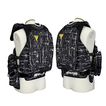 マズメ レッドムーンライフジャケット IX ブラックカスリ MZLJ-591 Amazon | mazume レッドムーン ライフジャケット IX MZLJ-591-02