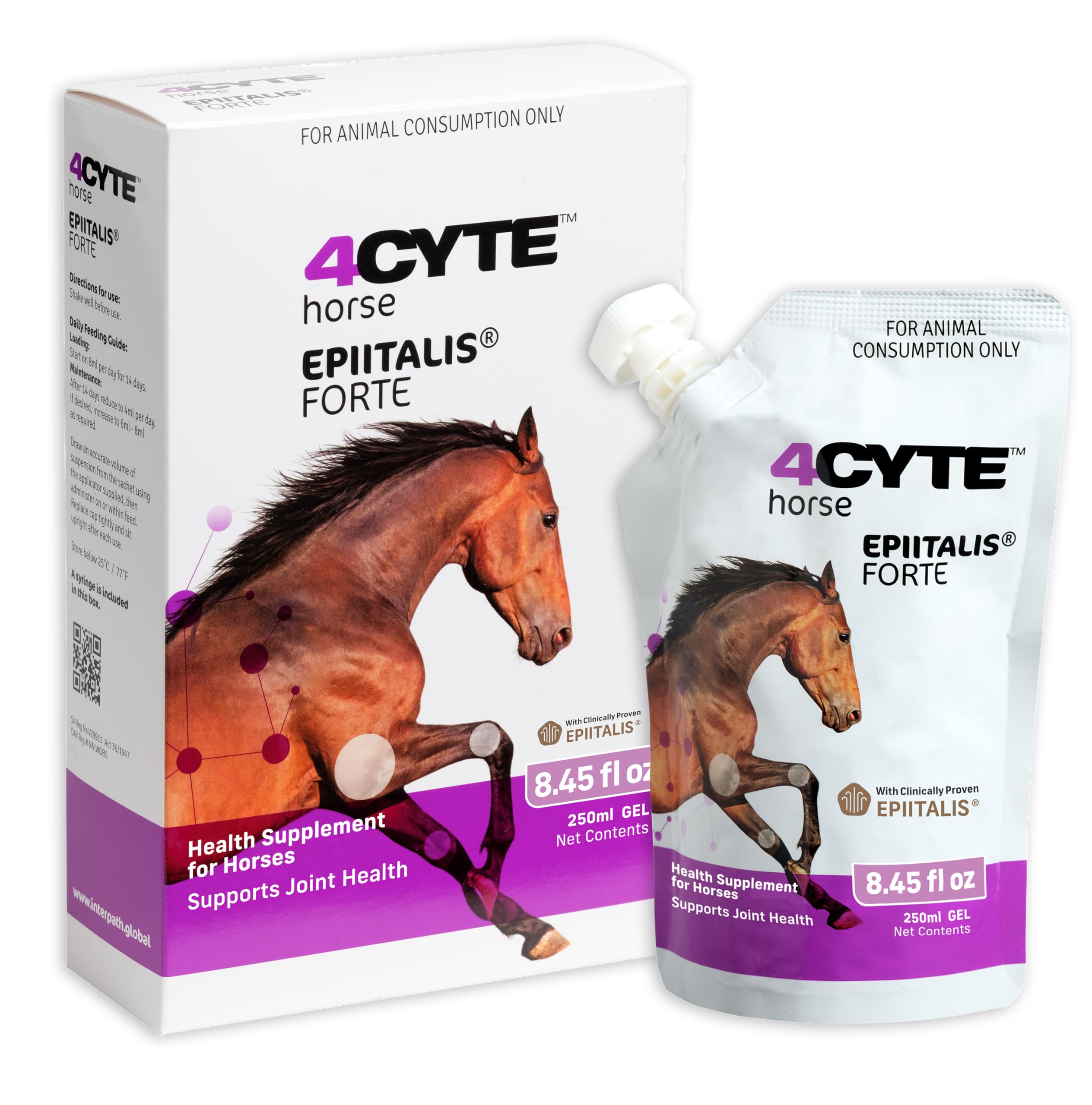 4CYTE Epiitalis Forte Horse Joint Supplement for Mobility, Equine Flexibility & Joint Health