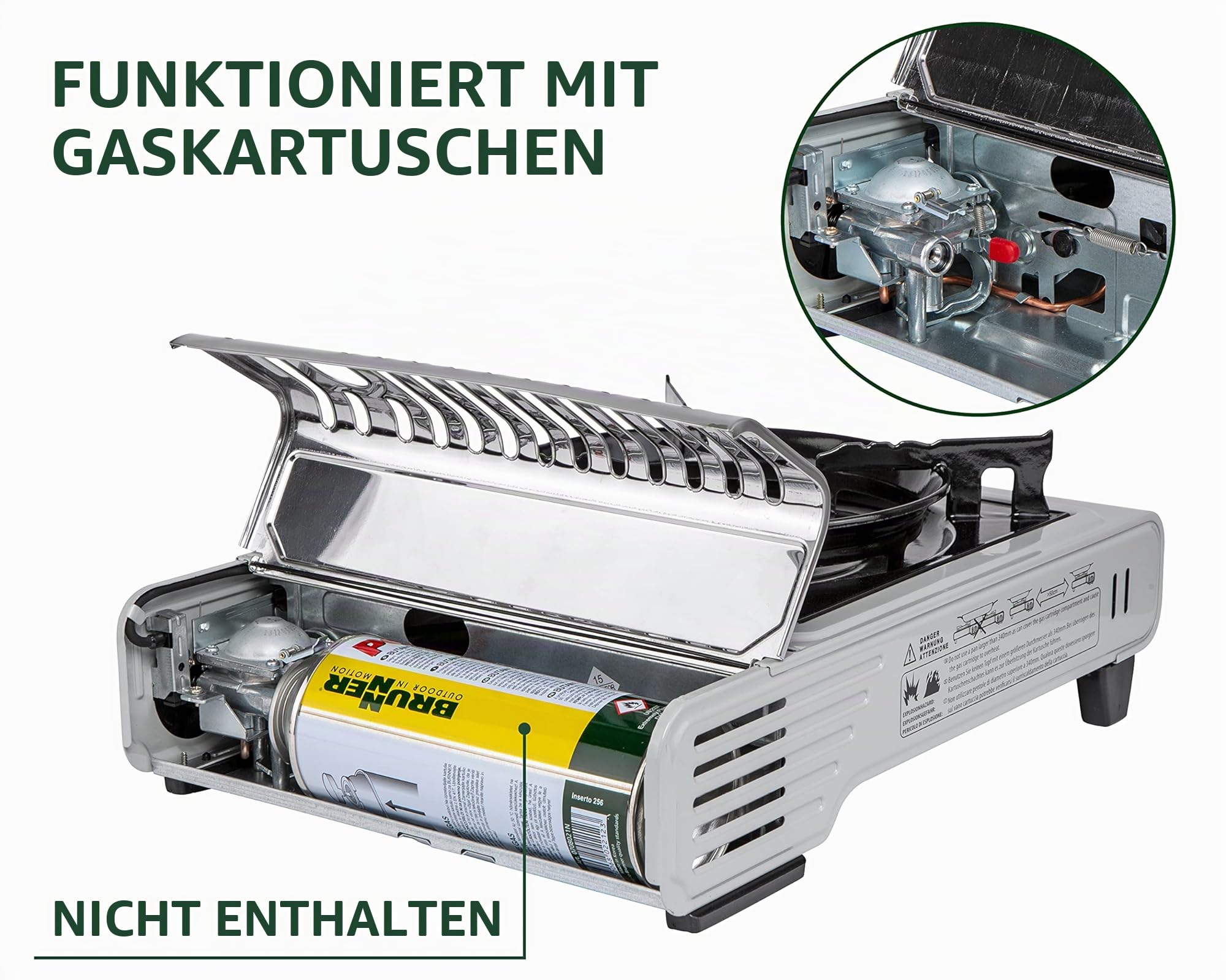 BRUNNER Campingartikel Devil, Einheitsgröße, Silber