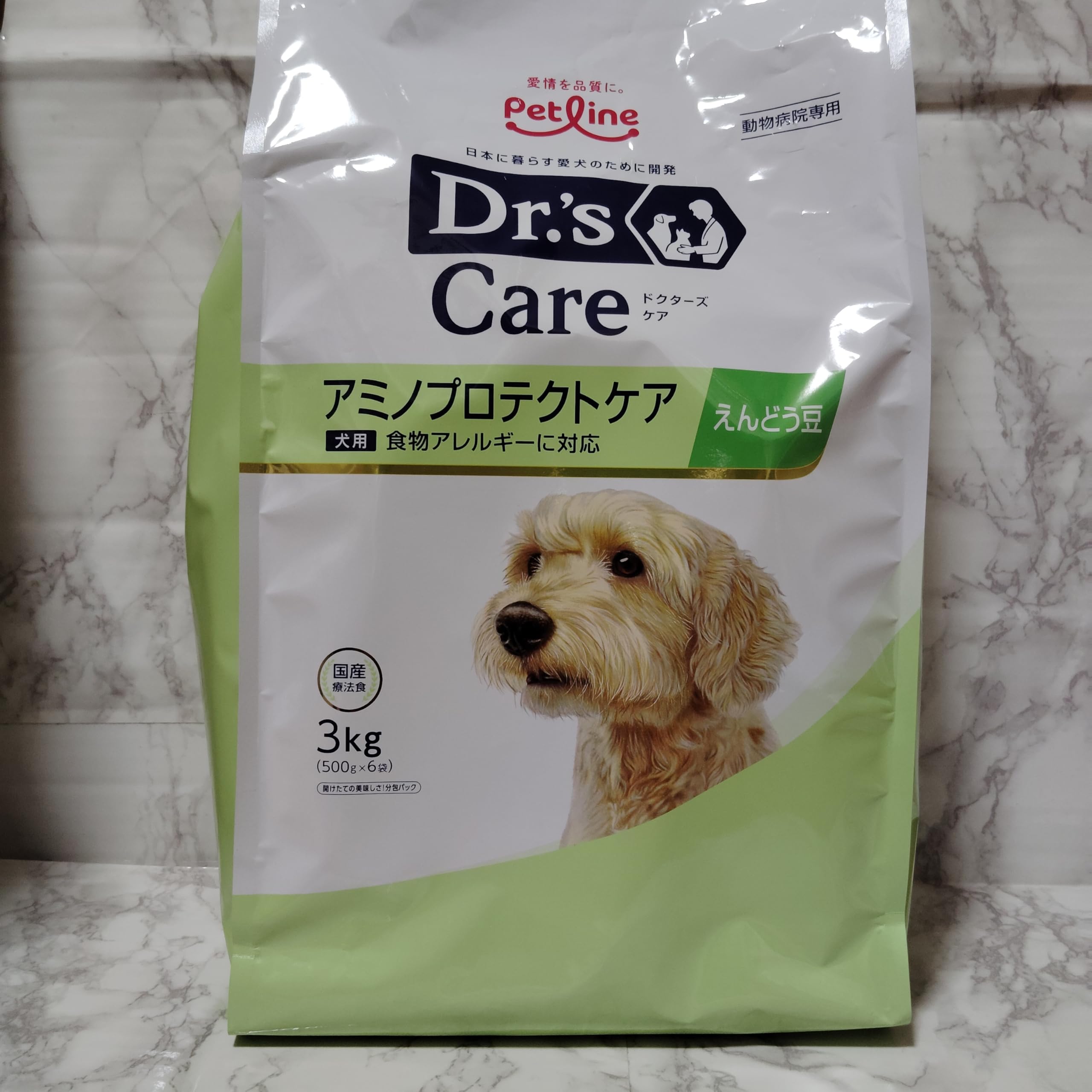 ドクターズケア犬用療法食アミノプロテクトケアえんどう豆3kg×2袋