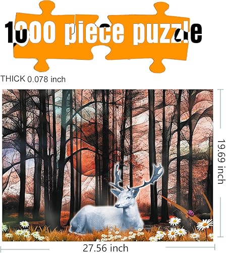 Miniatura 9 de Rompecabezas de 1000 piezas, rompecabezas de 1000 piezas, 1000 piezas, para adultos y niños, adecuado para adultos y niños (E0004, 1000 piezas, 1000